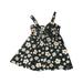 Tosmy Dresses For Girls Casual Dress Summer Scoop Neck Sleeveless Floral Flowy Print Plain Sundress Beach Dress Fashion Clothes