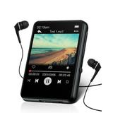 WISTA Portable 32GB MP3 Player Bluetooth 5.0 - 2.4â€™â€™ Touch Screen Music Player with Speakers high Fidelity Lossless Sound Quality Recording FM E-book Alarm Stopwatch Earphone Type-C Included