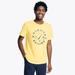 Nautica Men's Sustainably Crafted Nautica Sailing Graphic T-Shirt Soft Yellow, XS