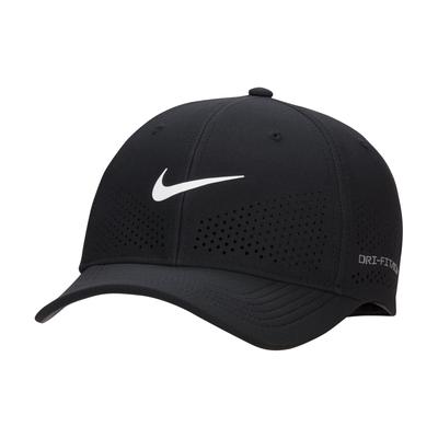 Men's Nike Black Rise Performance Flex Hat