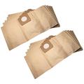 vhbw 10 Paper Dust Bags Replacement for Kärcher 6.904051.0, 6.904-051.0, 69040510, 6904-0510 for Vacuum Cleaner, 56cm x 28.35cm, sand-coloured