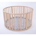 Round PLAYPEN Apollo UNO Very Large Wooden Play Pen with Play-mat in Patch Work Style Stars by MJmark Sale Sale Solid Wood PLAYPEN Play Pen