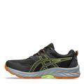 ASICS Venture 9 Waterproof Mens Trail Running Shoes Black/Yellow 8.5 (43.5)