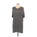 Brandy Melville Casual Dress: Black Stripes Dresses