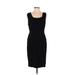 Lauren by Ralph Lauren Cocktail Dress - Sheath Square Sleeveless: Black Print Dresses - Women's Size 6