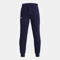 Boys' Under Armour Rival Fleece Joggers Midnight Navy / White YMD (54 - 59 in)