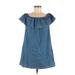 Prince & Fox Casual Dress: Blue Dresses - Women's Size Medium