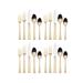 Mikasa Lucia Satin Gold 20-Pc Flatware Set, Service For 4 Stainless Steel in Gray/Yellow | Wayfair 5302965