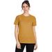 Next Level 6600 Women's CVC Relaxed T-Shirt in Gold size 2XL | 60/40 cotton/polyester