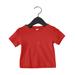 Bella + Canvas 3001B Infant Jersey Short Sleeve T-Shirt in Red size 6-12MOS | Cotton B3001B
