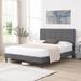 Latitude Run® Anntawanna Platform Bed Metal in Gray | 42.49 H x 53.99 W x 74.99 D in | Wayfair 4C3F924FA8054D7A939D8190810C1697