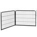 Yaheetech 32"H 2-Panel Metal Playpen for Outdoor & Indoor Dog Pen Metal | 24 H x 32 W x 0.59 D in | Wayfair 411325 Black(2pcs)