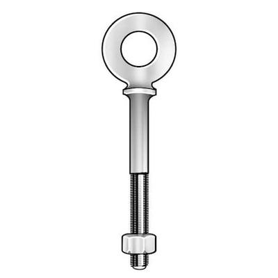 KEN FORGING N2025-12 Eye Bolt With Shoulder, 1/2"-13, 12 in Shank, 1 in ID,