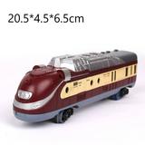 Ana Model Railroads Simulation Rail Track Carriages Classic Train Set Vehicle Toy