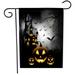 Halloween Garden Flag Double-Sided Pumpkin Ghost Face Decorative Yard Flag for Home BT02