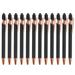 Uxcell Ballpoint Pen with Stylus Tip Metal Pen Black Ink 1.0mm Medium Point Stylus Pen Style 2 Black 12 Pack