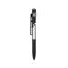 Farfi 4 in 1 Multifunctional Foldable LED Light Mobile Phone Rack Touch Ballpoint Pen (Black)