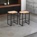 Set of 2 Backless Bar Stools