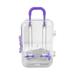 Mini Plastic Clear Beads Storage Trolley Containers Box for Collecting Small Items Beads Jewelry Business Cards Game Pieces Crafts (2.95 x 1.97 x 1.5 Inch)