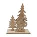 Home Decor Christmas Wooden Village Scene Xmas Wooden Table Decor Diy Tree Reindee R Christmas Wooden Ornament Tabletop Holiday Decoration B