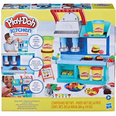 Knete HASBRO "Play-Doh, Buntes Restaurant" Kneten bunt Kinder