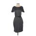 BOSS by HUGO BOSS Casual Dress - Sheath: Gray Print Dresses - Women's Size X-Small
