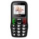 TTfone TT220 Big Button Mobile Phone for the Elderly with Emergency Assistance button, talking keys, long battery life, Simple easy to use - Pay As You Go (O2, with £20 Credit, Black)