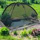 HABALL Pond Cover,Pond Dome,10x8FT Pond Net Cover,Pond Netting for Koi Ponds,Pond Tent Dome with Zipper and Stakes,Nylon Mesh Protective Tent Pond Cover Dome for Outdoor Ponds, Pool and Gardens…