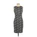 Calvin Klein Casual Dress - Sheath Crew Neck Sleeveless: Black Dresses - Women's Size 4 Petite