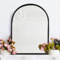 Minimalist Arched Iron Mirror