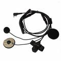 Walkie Talkie 2pcs Motorcycle Full Face Helmet Headset Earpiece For Two Way Radio Baofeng 5R 5RA Plus BF-888S GT-3 GT-3TP Mark