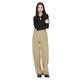 TRENDYOL Damen Herren Mittlerer Bund Wide Leg Hose Pants, Camel, 38