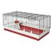 Midwest Metal Products Homes for Pets Deluxe Rabbit & Guinea Pig Cage - White & Red Extra Large