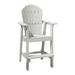 Musser Outdoor Adirondack Chair Wooden Patio Chair Lounge Chair White