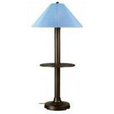 Patio Living Concepts 39697 Catalina Floor Table Lamp - Sky Blue - 25L X 25W X 63.5H in
