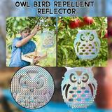 Daiosportswear Clearance 10PCS Sticky Owl Type Flashing Bird Repellent Piece Orchard Balcony
