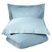 Superior 600 Thread Count Duvet Cover Set Hotel Quality Full/ Queen Light Blue