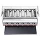 Camping 6 Burner BBQ Grill with Sear and Side Burners Cabinet Style Stainless Steel Outdoor Picnic BBQ Gas Grill Stainless Steel LPG Gas Grill W/ Shield 2800pa Pressure