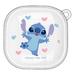 Disney Galaxy Buds2 Pro Case / Galaxy Buds2 Case / Galaxy Buds Pro Case / Galaxy Buds Live Case Clear Transparency Hard PC Shell Cute Cover - Love Stitch Kick