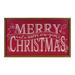 The Holiday Aisle® Merry Christmas & Happy New Year Sign 23.75"L Wood in Brown | 14 H x 1.5 W x 23.75 D in | Wayfair