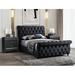 Rosdorf Park Hammondale Bed Upholstered in Black | 200 D in | Wayfair 48B49269D28C47278B2C2F9272426A2F