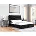 Rosdorf Park Hammondale Bed Upholstered in Black | 200 D in | Wayfair 7768416FAC214D3B8C4AC97D7559AC1C