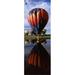 Panoramic Images Reflection of hot air balloons in a lake Hot Air Balloon Rodeo Steamboat Springs Routt County Colorado USA Poster Print by Panoramic Images - 12 x 36