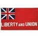 Annin Flagmakers Taunton Liberty and Union Flag Nyl-Glo-3 ft. X 5 ft. - Red White Blue