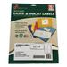 AbilityOne 6736514 7530016736514 1.3 x 4 in. Recycled Laser & Inkjet Label - White 350 Labels