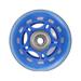 ADVEN Indoor Outdoor Skating Shoe Wheel Elastic Shockproof Hockey Roller Replacement PU Casters Replacing Parts Skateboard Accessory Blue 70mm