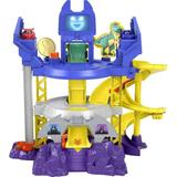 Fisher-Price DC Batwheels Race Track Playset Launch & Race Batcave with Lights Sounds & 2 Toy Cars