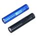 Led flashlight 2PCS Led Pocket Torch Ultra-bright Outdoor Waterproof Portable Small Flashlight With Aluminum Alloy And Keyring For Camping Walking Hiking Climbing Etc (Black+Blue-No battery Included