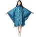 Yoone Stylish Hooded Women Raincoat Outdoor Long Poncho Waterproof Rain Coat Rainwear