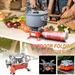 Mittory Compact Single Burner Butane Stove For Outdoor Camping Backpacking Hiking